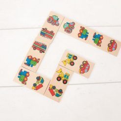 Domino obrazkowe Pojazdy