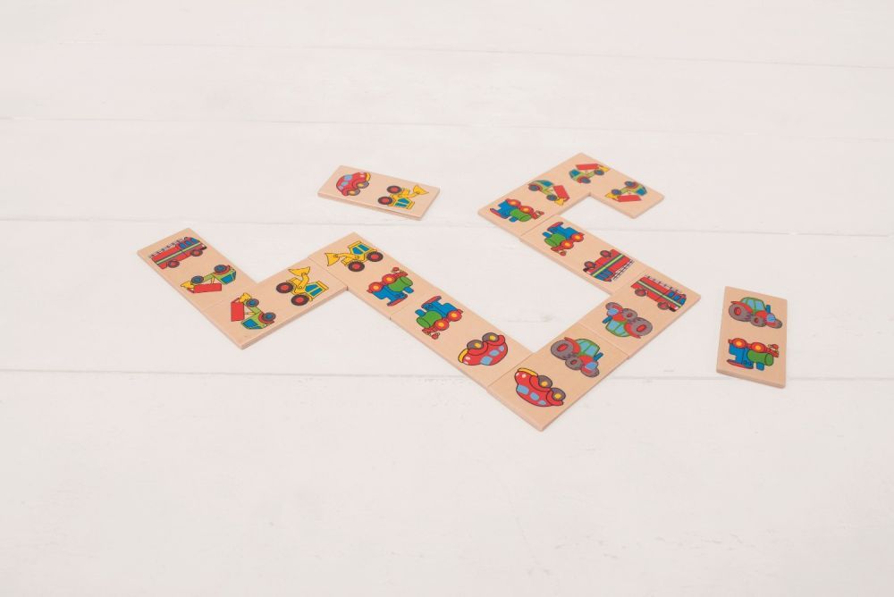 Domino obrazkowe Pojazdy Domino obrazkowe Pojazdy