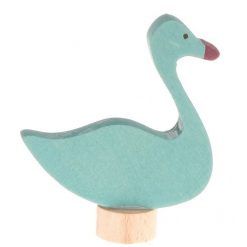 Drewniana figurka Łabędź