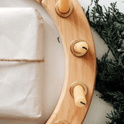 Drewniana figurka Młyn