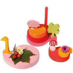 Drewniana figurka Świnka