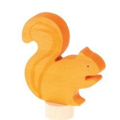 Drewniana figurka Wiewiórka