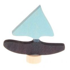 Drewniana figurka Żaglówka