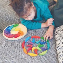 Układanka Tęczowa Spirala