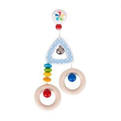 Drewniana zawieszka trójkąt Confetti