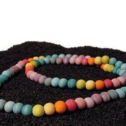 Drewniane Koraliki pastelowe