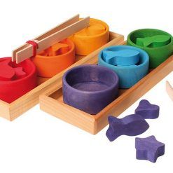 Drewniane Miseczki do sortowania