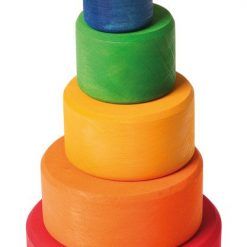 Drewniane Miski tęczowe