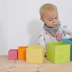 Drewniane Pudełka pastelowe