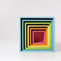 Drewniane Pudełka pastelowe