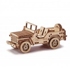 Drewniane puzzle 3D Jeep