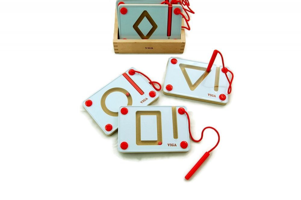 Magnetyczne kształty do nauki pisania – 10 sztuk Magnetyczne kształty do nauki pisania – 10 sztuk