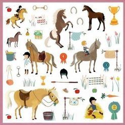 Naklejki Konie 160 sztuk