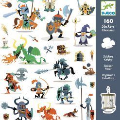 Naklejki Rycerze 160 sztuk