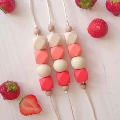 Naszyjnik silikonowy Strawberry