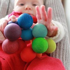 Perełki do chwytania tęczowe