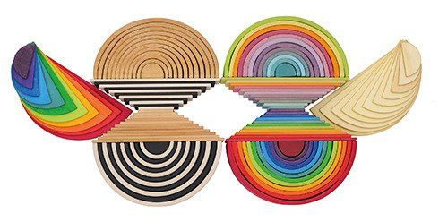 Płyty do budowania tęczowe Płyty do budowania tęczowe