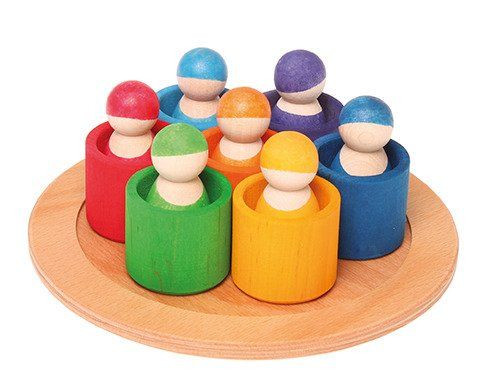 Przyjaciele w misach tęczowe Przyjaciele w misach tęczowe