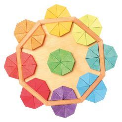 Puzzle wpisane w ośmiokąt