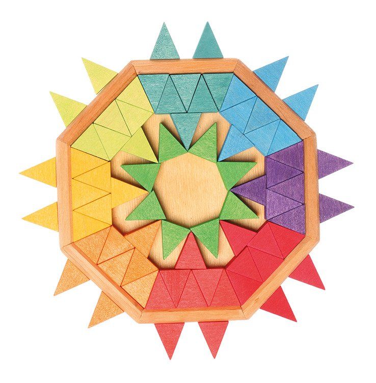 Puzzle wpisane w ośmiokąt Puzzle wpisane w ośmiokąt