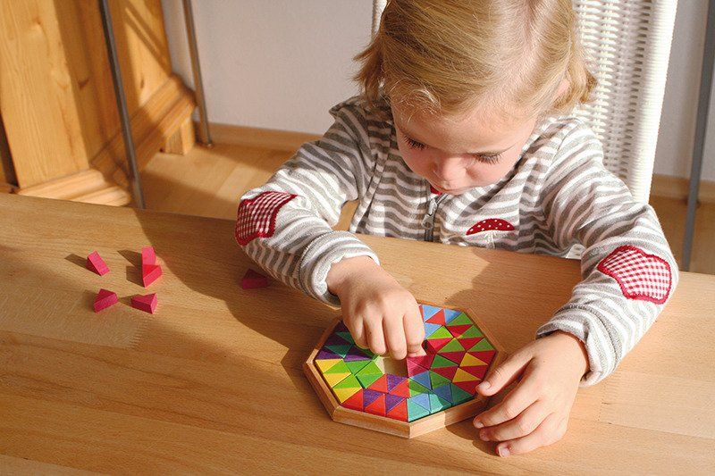 Puzzle wpisane w ośmiokąt Puzzle wpisane w ośmiokąt