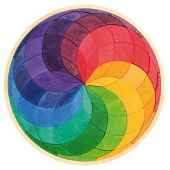 Spirala w kole tęczowa