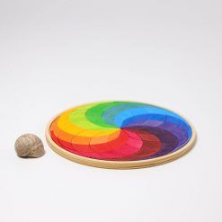 Spirala w kole tęczowa