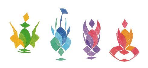 Spirala w kole tęczowa Spirala w kole tęczowa