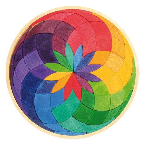 Spirala w kole tęczowa Spirala w kole tęczowa