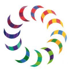 Spirala w kole tęczowa