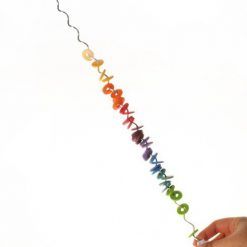 Spirala z kolorowymi krążkami