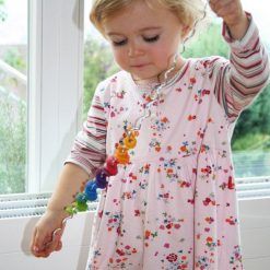 Spirala z kolorowymi krążkami