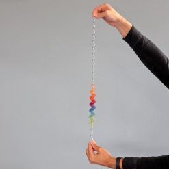 Spirala z kolorowymi krążkami