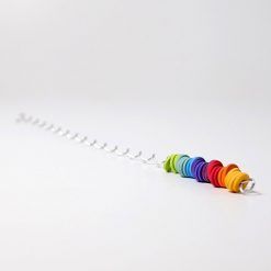 Spirala z kolorowymi krążkami