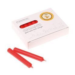 Świece z woskiem pszczelim czerwone