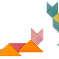 Tangram pomarańczowo-różowy