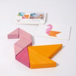 Tangram pomarańczowo-różowy