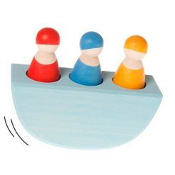 Troje Przyjaciół na łódce