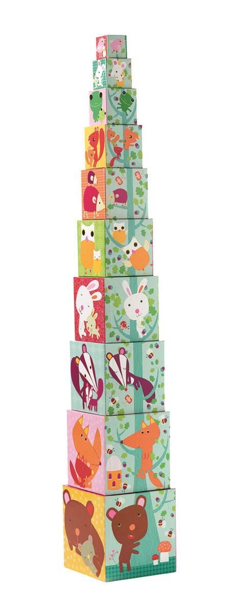 Układanka z kostek Las Układanka z kostek Las