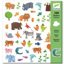 Zestaw 160 naklejek Zwierzęta