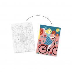 Zestaw artystyczny z piaskiem Dziewczynka