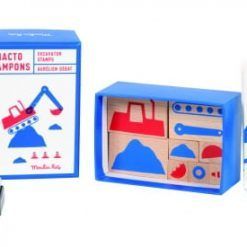 Zestaw 9 stempli Koparka