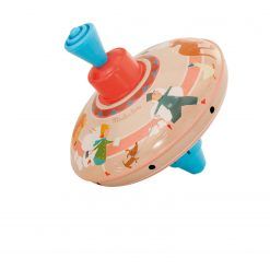 Mały metalowy bączek