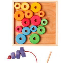 Dyski do nawlekania 19-el. tęczowe