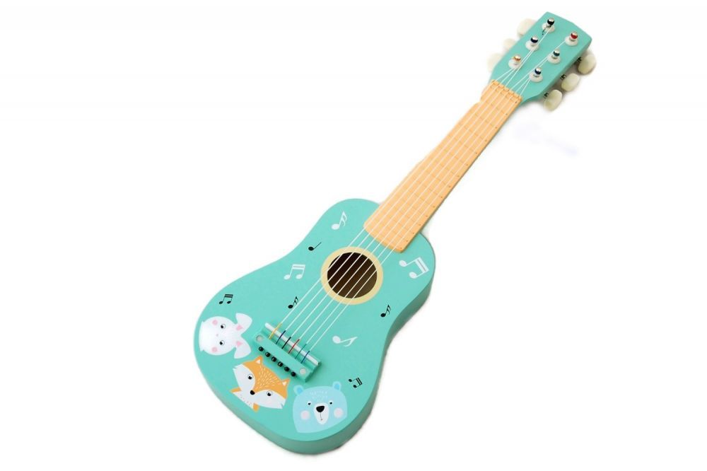 Gitara drewniana zwierzaki Gitara drewniana zwierzaki