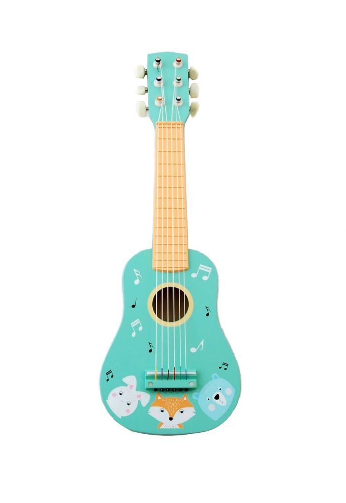 Gitara drewniana zwierzaki Gitara drewniana zwierzaki