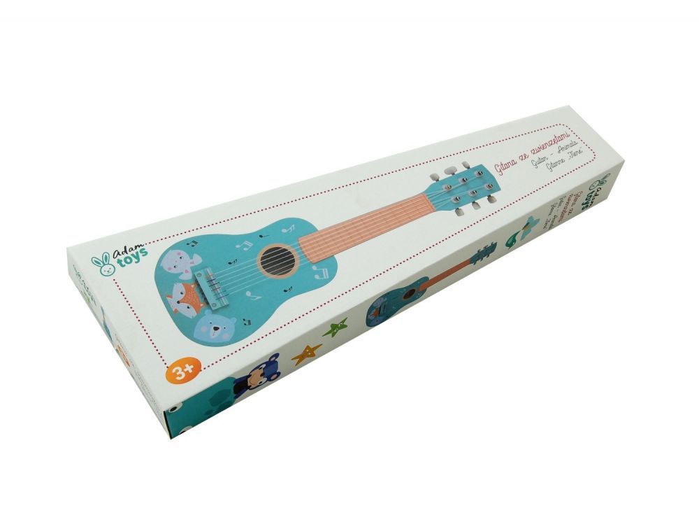 Gitara drewniana zwierzaki Gitara drewniana zwierzaki