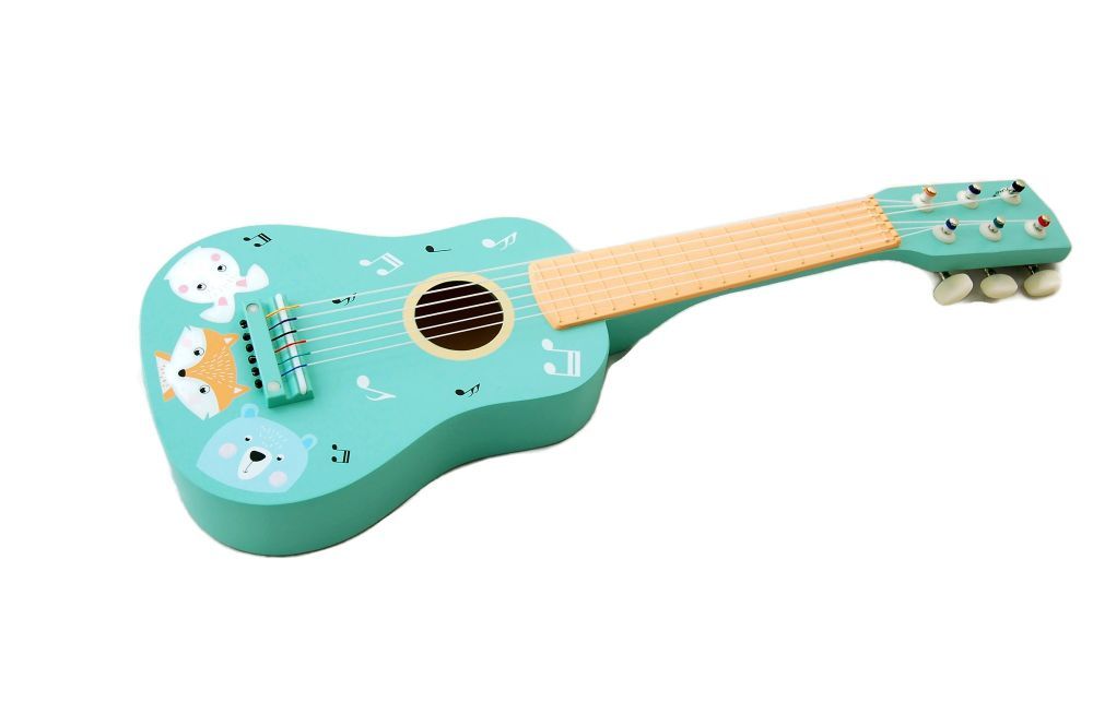 Gitara drewniana zwierzaki Gitara drewniana zwierzaki