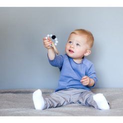 Gryzak donut czarny koralik