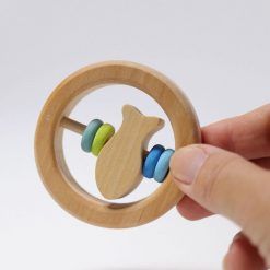 Grzechotka okrągła z rybką